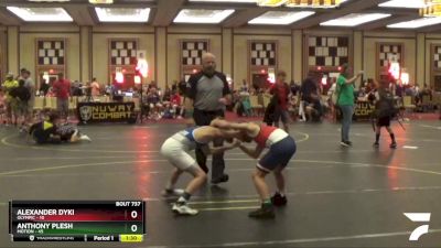 78 lbs Cons. Round 4 - Anthony Plesh, Motion vs Alexander Dyki, Olympic