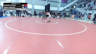 144 lbs Champ. Round 1 - Brayden Thacker, Reality Sports Wrestling Club vs Grady VanDalen, Whatcom Wrestling Academy