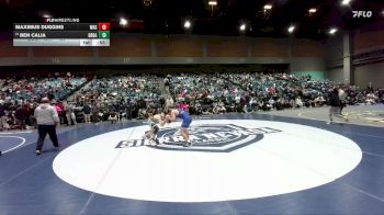 157 lbs Cons. Round 4 - Maximus Duggins, Wheatland vs Ben Calia, Granite Bay
