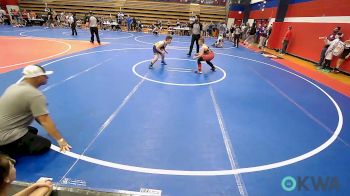 110 lbs Rr Rnd 3 - Boone Goad, Hilldale Youth Wrestling Club vs Ben Warner, Team Tulsa Wrestling Club