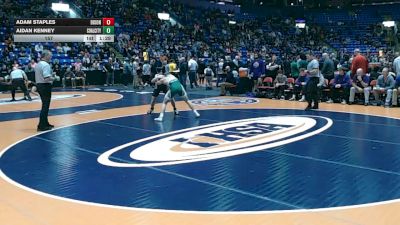 157 lbs Semis & 1st Wrestleback (8 Team) - Aidan Kenney, Coal City vs Adam Staples, Dixon (H.S.)
