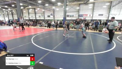 Rr Rnd 1 - Benjamin Gomez, Takedown Express W/C vs Ezekiel Valdovinos, Eagle Point Youth