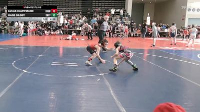 57 lbs Rr Rnd 1 - Lucas Kauffmann, Kingsway - ESC vs Gage Silsby, Smitty's Barn Black - ESC