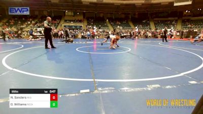 95 lbs Consi Of 16 #2 - Nathanial Sanders, Red Cobra Westling Academy vs Owen Williams, Rocky Mountain Middle School