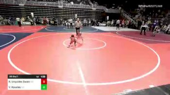46 lbs Rr Rnd 1 - Robert Urquides Swann, 307 Wrestling vs Vincent Rosales, Top Of The Rock WC