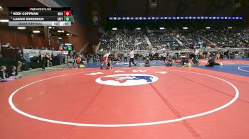 2A-165 lbs Quarterfinal - Caiden Sorenson, Greybull/Riverside vs Keen Coffman, Niobrara County