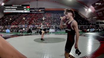 6A 98 lbs Cons. Round 1 - Aaron Freeman, Owyhee vs Reagan Daniel, Rigby