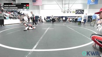 52 lbs Consolation - Lucas Alcantar, Comanche Takedown Club vs Kasen Loughridge, Duncan Demon Wrestling