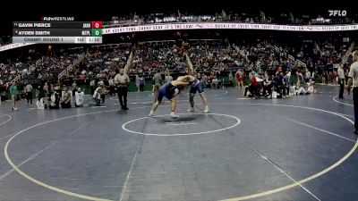 2A 215 lbs Champ. Round 1 - Gavin Pierce, John A. Holmes High School vs Ayden Smith, Mt Pleasant