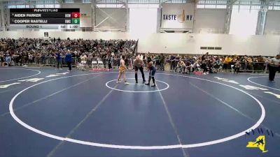 122 lbs Round 1 - Cooper Rastelli, Kin-Tora Wrestling Club vs Aiden Parker, Bear Cave Wrestling