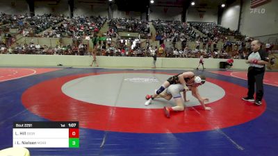 120 lbs Quarterfinal - Logan Hill, Georgia vs Liam Nielsen, Morris Fitness Wrestling Club