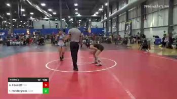 130 lbs Rr Rnd 3 - Amelia Fawcett, Pioneer Grappling Academy vs Trinity Pendergrass, Team Alaska