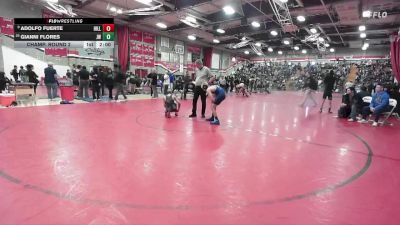 106 lbs Champ. Round 2 - Adolfo Fuerte, Hillcrest vs Gianni Flores, JW North