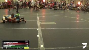 117 lbs Quarterfinal - Greyson Pettit, Orchard South vs Anthony Lavezzola, Red Nose Wrestling