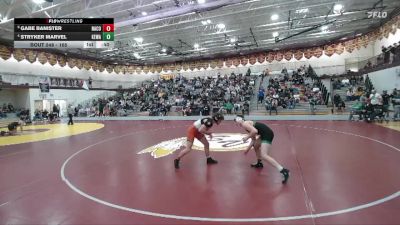 165 lbs Cons. Round 3 - Stryker Marvel, Kelly Walsh vs Gabe Banister, Natrona County