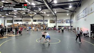 133 lbs Cons. Round 4 - Alex Velazquez, Midway University vs Michael Smith, Thomas More