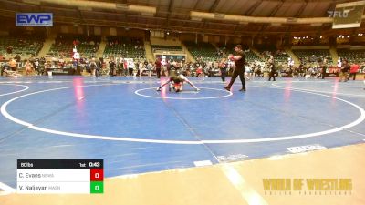 80 lbs Consolation - Cruz Evans, NBWA vs Vito Naljayan, Mat Assassins