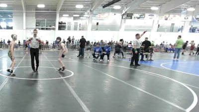 81 lbs Consi Of 8 #2 - Carter Bowling, Refinery WC vs Talan Berube, Smittys Wrestling Barn