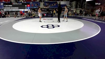 113 lbs Cons. Sub-rd Of 64 - Jax Vang, CA vs Jackson Schadegg, IL