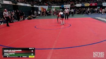 119 lbs Semifinal - Titus Watts, Soldotna vs ACHILLES ALEXANDER, Wasilla High School