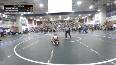 126 lbs 1st Place Match - Micah Wegman, Calabasas vs Mekhi Yanthis, Los Alamitos