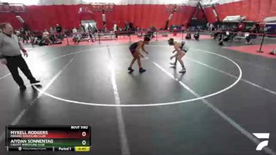 119 lbs Cons. Round 4 - Aiydan Sonnentag, Cadott Wrestling Club vs Mykell Rodgers, Ringers Wrestling Club