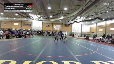 120 lbs Quarterfinal - Kaedyn Minta-Jacobs, North Providence vs Saylor Pizzi, Ponaganset