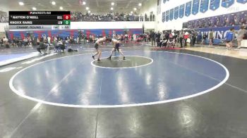 106 lbs Champ. Round 1 - Knoxx Rains, Lewiston vs Nayton O`Neill, Kellogg