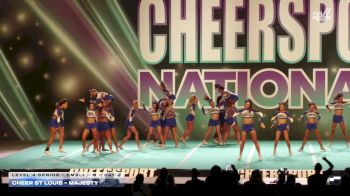 Cheer St. Louis - Majesty [2026 L4 Senior - Small - B Day 2] 2026 CHEERSPORT National All Star Cheerleading Championship