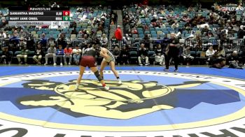 120 lbs Quarterfinal - Samantha Maestas, Alamosa vs Mary Jane Oneil, Marina