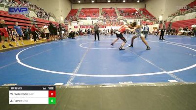 126 lbs Rr Rnd 3 - Wyatt Wilkinson, Skiatook Youth Wrestling vs Jacob Pavon, Standfast OKC