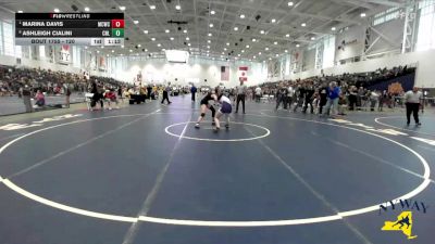 120 lbs 3rd Place Match - Marina Davis, Mat Creatures Wrestling Club vs Ashleigh Cialini, Club Not Listed