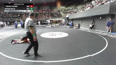 190 lbs Round Of 16 - Leilah Carter, Cabrillo vs Nevaeh Baca, Porterville