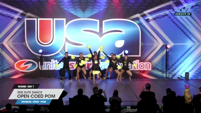 Rise Elite Dance Open Coed Pom [2023 Open Pom Day 1] 2023 Usa All Star Super Nationals