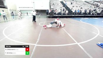 150-I lbs Quarterfinal - AJ DiGiovanni, Bitetto Trained Wrestling vs Tommy Grimley, Orchard South WC
