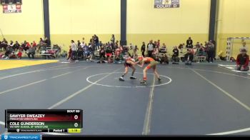 60 lbs Cons. Semi - Sawyer Sweazey, Princeton Wrestling vs Cole Gunderson, Victory School Of Wrestling