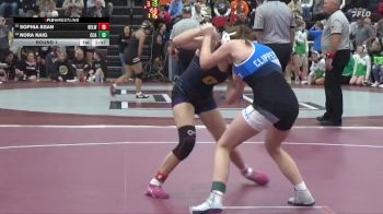 125 lbs Round 1 - Sophia Egan, Oelwein vs Nora Naig, Clear Creek-Amana