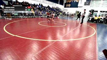 125 lbs Champ. Round 1 - Sierra Earl, Hillcrest vs Maya Porros, Sonora