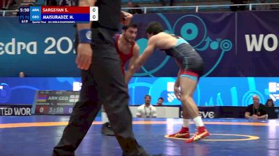 92 kg 1/4 Final - Sergey Sargsyan, Armenia vs Miriani Maisuradze, Georgia