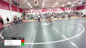 133 lbs Champ. Round 1 - Christian Cartright, McKendree vs Bobby Estrada, Cumberland (Tenn.)