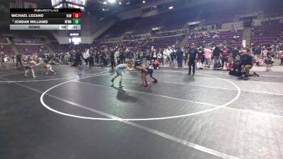 92 lbs Semis - Michael Lozano, Valley Elite Wrestling vs Jordan Williams, Black Fox Wrestling Academy