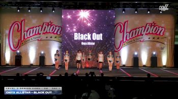 Onyx Allstar - Black Out [2025 L3 Senior Coed - D2 Day 1] 2025 Champion Cheer and Dance Grand Nationals