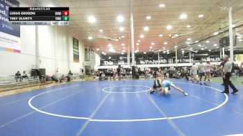 128 lbs Rr Rnd 5 - Lukas Grodzki, Blue Knights Alpha vs Trey Olivetti, Team Nauman DC United - HSC