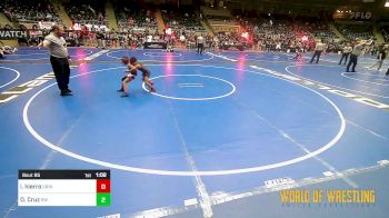 55 lbs Semifinal - Isaac Hierro, Grindhouse vs Orlando Cruz, RedWave Wrestling