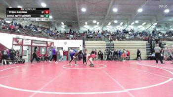 175 lbs Champ. Round 3 - Tyson Barrow, North Posey vs Bryce Montgomery, Merrillville