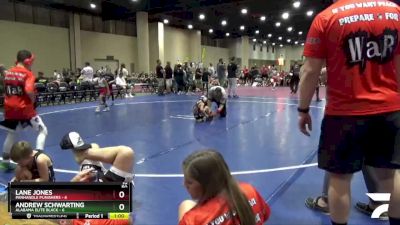 50 lbs Round 6 (8 Team) - Andrew Schwarting, Alabama Elite Black vs Lane Jones, Panhandle Punishers