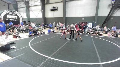 54 lbs Round Of 16 - Xavier Almaguer, Victory Wrestling-Central WA vs Isabella Chacon, Toppenish USA