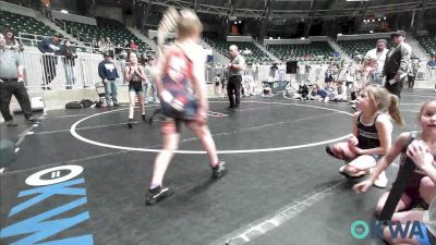 70 lbs Rr Rnd 1 - Graycie Card, SE Girls vs Melissavette Alba, NW Girls