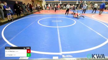 100-105 lbs Final - Kenneth Heaney-Matias, Coweta Tiger Wrestling vs Jakob Frazier, Claremore Wrestling Club