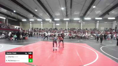 109 lbs Quarterfinal - Jaydin Charley, Ganado WC vs Kayson Mullenaux, WAR Wrestling Club